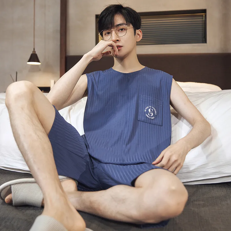 Floating Light Islands Pajama Set Men's-6