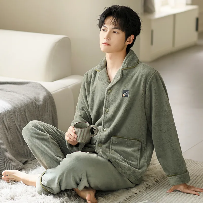 Floating Light Islands Pajama Set Men's-3