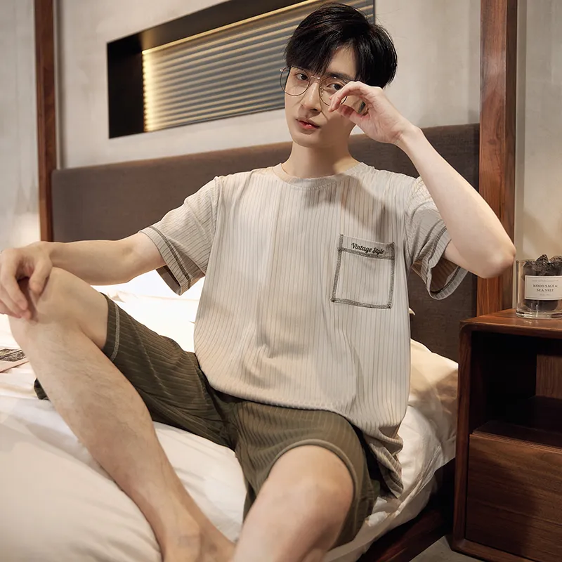 Floating Light Islands Pajama Set Men's-1