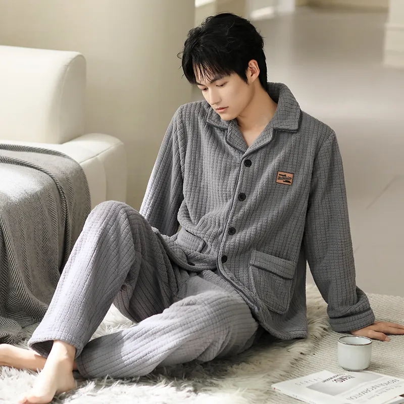 Floating Light Islands Pajama Set Men's-1