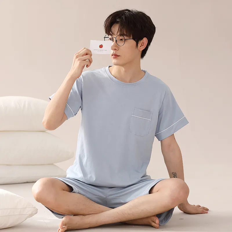 Floating Light Islands Pajama Set Men's Box Cerulean-7