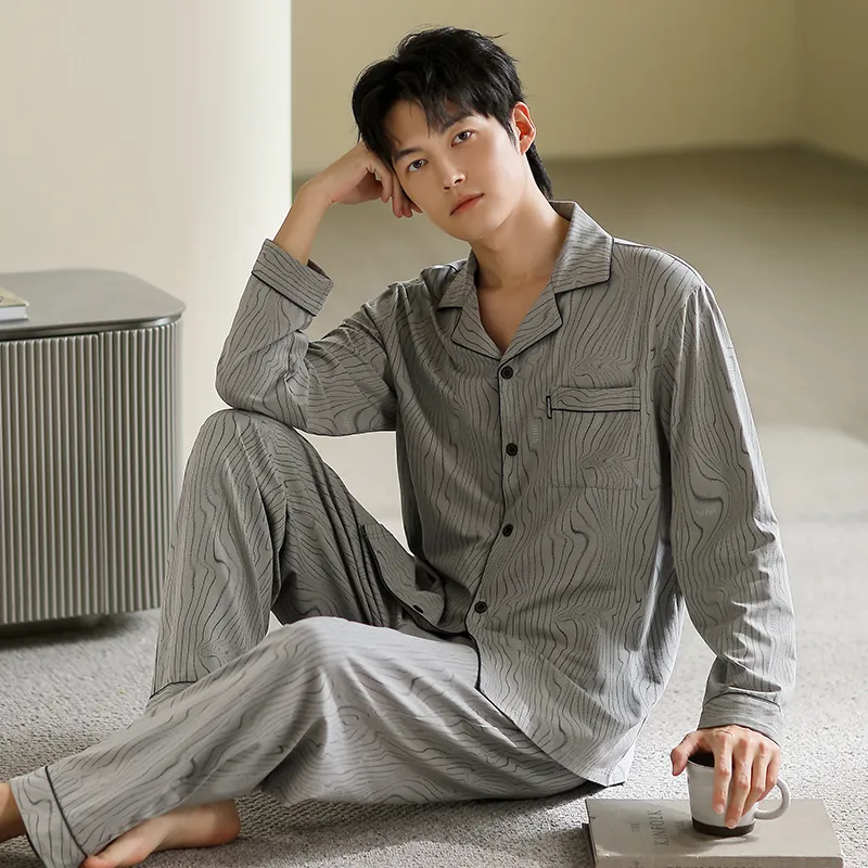 Floating Light Islands Pajama Set Men's-2