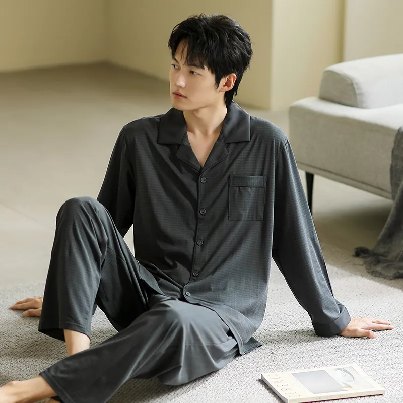 Floating Light Islands Pajama Set Men's-5