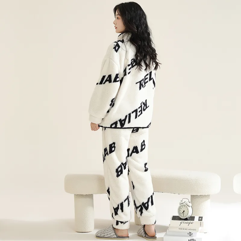 Floating light islands Women's Pajama Sets-5