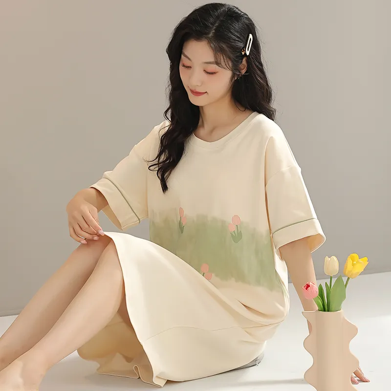 Floating Light Islands Nightgown Women's-2