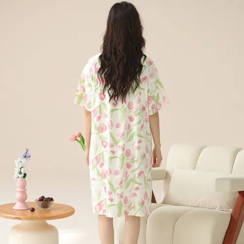 Floating Light Islands Nightgown Women's Pink