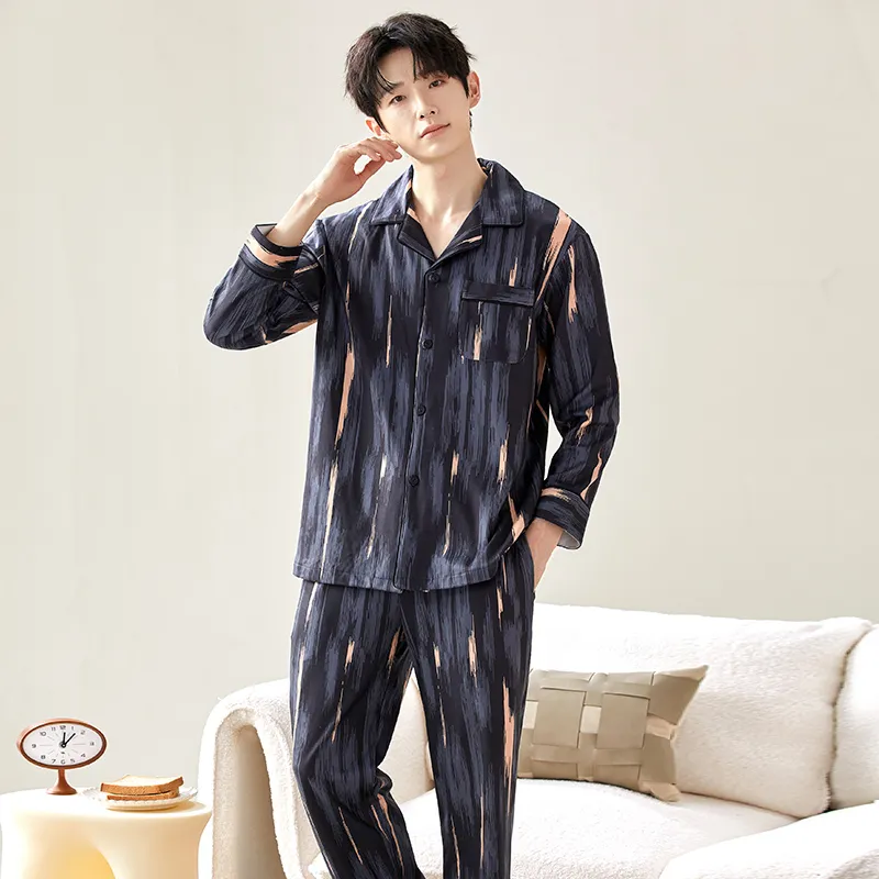 Floating Light Islands Pajama Set Men's-1