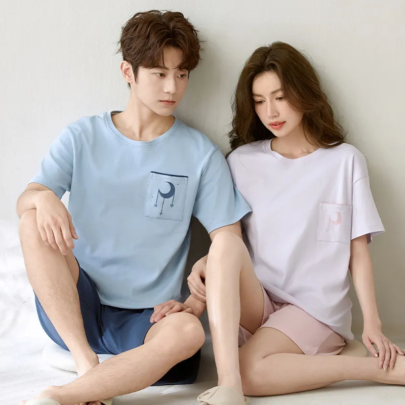 Floating Light Islands Pajama Set Unisex Two Piece Set-4