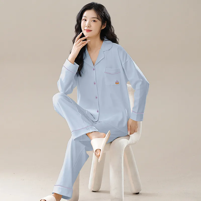 Floating light islands Women's Pajama Sets-5