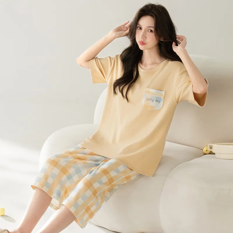 Floating Light Islands Pajama Set Women's-7