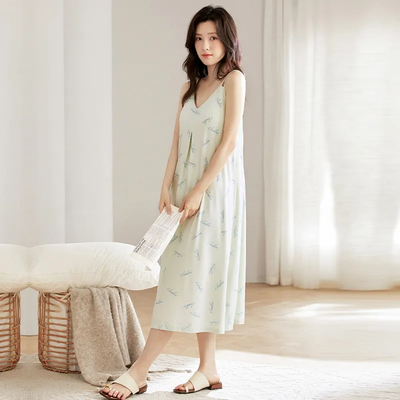 Floating Light Islands Nightgown Women's-5