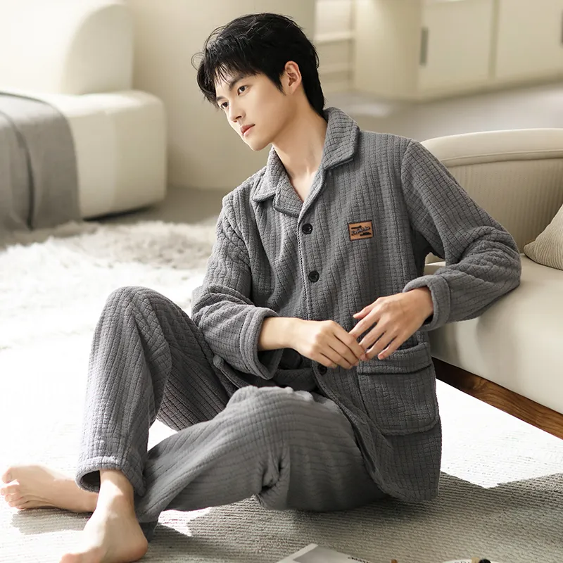 Floating Light Islands Pajama Set Men's-4