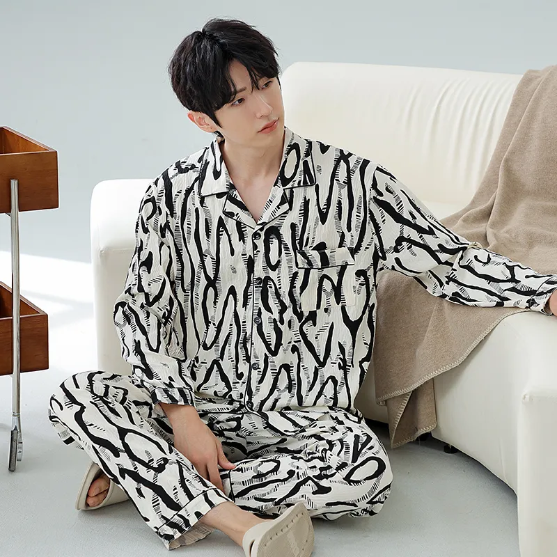 Floating Light Islands Pajama Set Men's-2