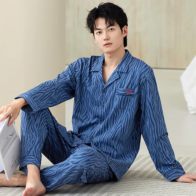 Floating Light Islands Pajama Set Men's-5