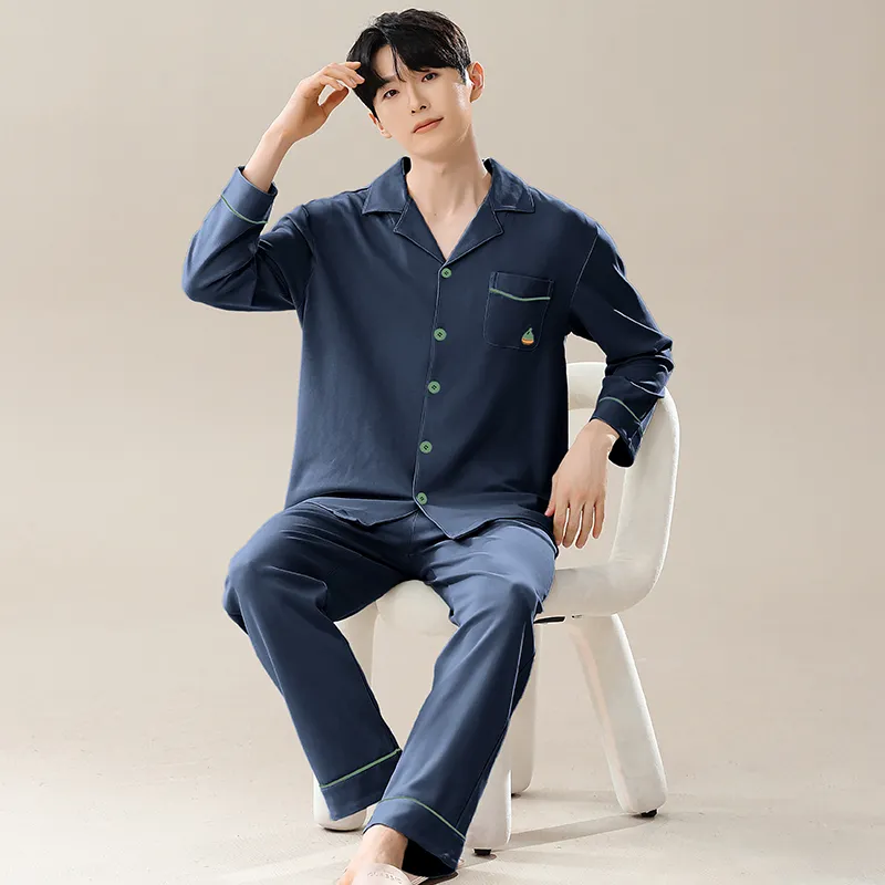 Floating light islands Men Pajama Sets-1