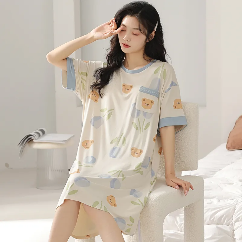 Floating Light Islands Nightgown Women's-3