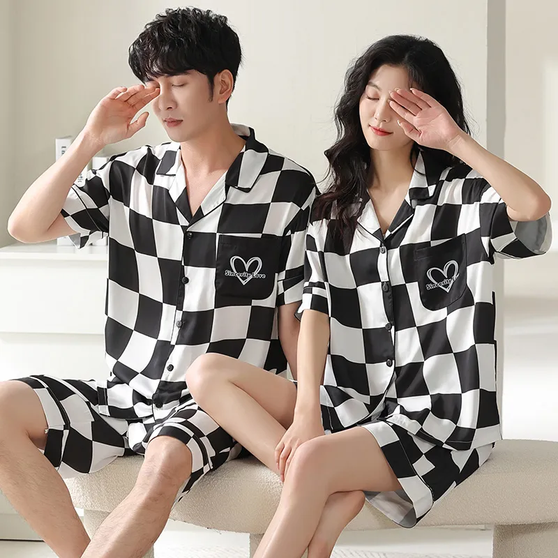 Floating Light Islands Pajama Set Unisex Gift Box Set Black-2