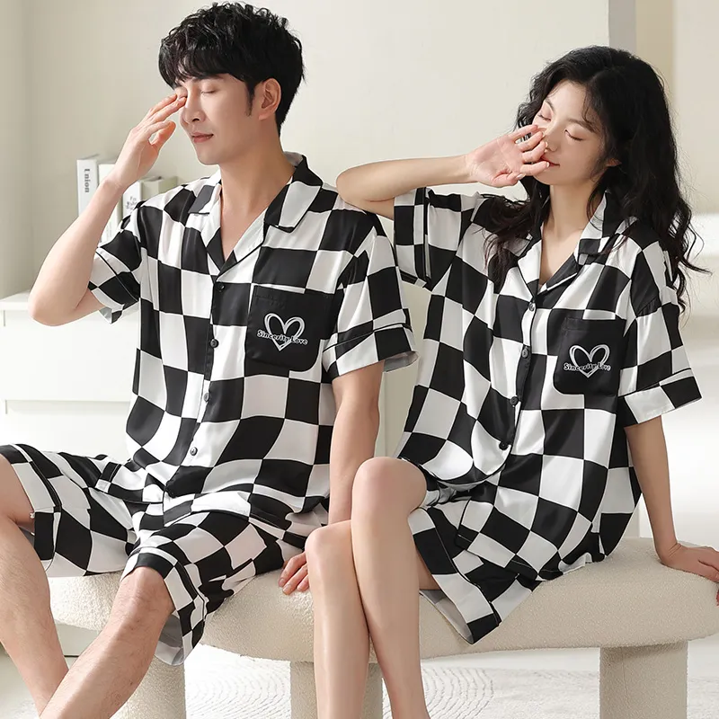 Floating Light Islands Pajama Set Unisex Gift Box Set Black-7