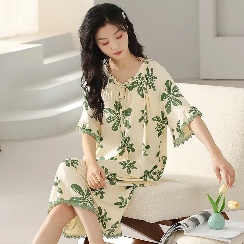 Floating Light Islands Nightgown Women's-2