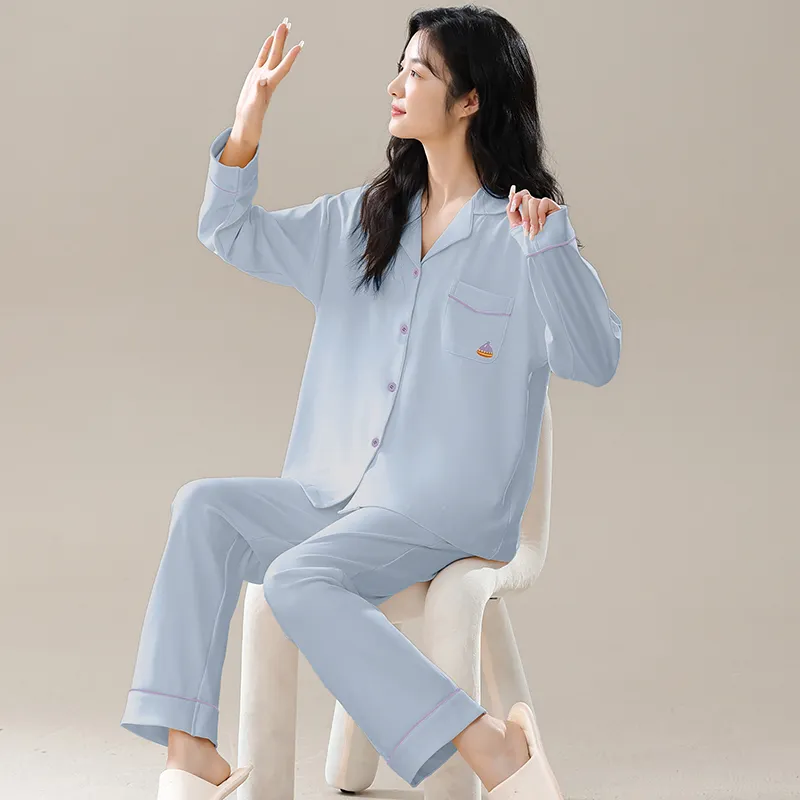 Floating light islands Women's Pajama Sets-3