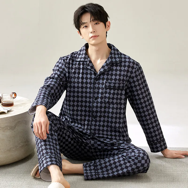 Floating Light Islands Pajama Set Men's-3