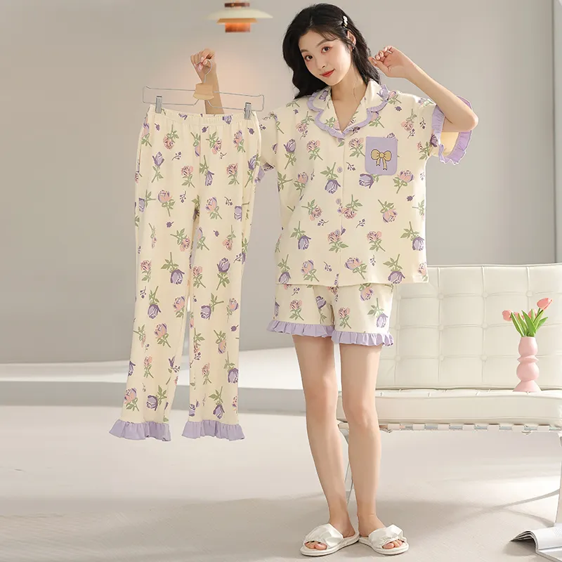 Floating Light Islands Pajama Set Women's Box Multicolor-1