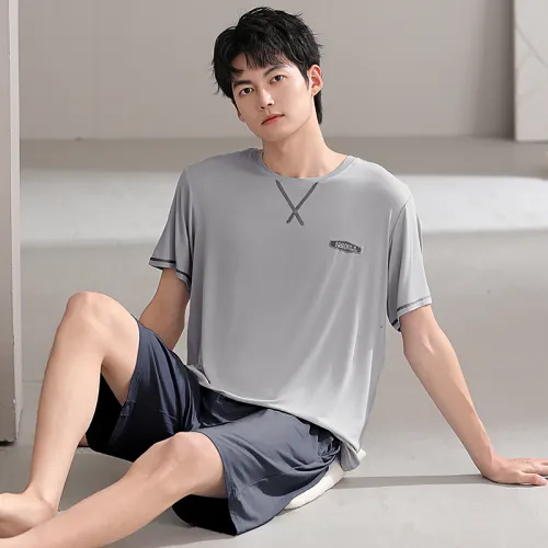 Floating Light Islands Pajama Gift Boxes Men's Gray Blue