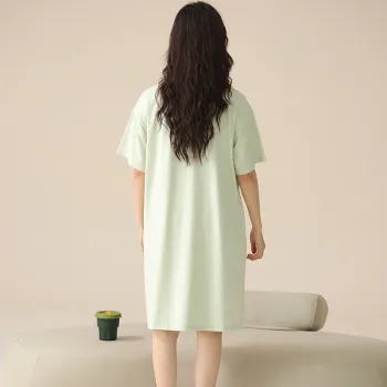 Floating Light Islands Nightgown Women's Light Green
