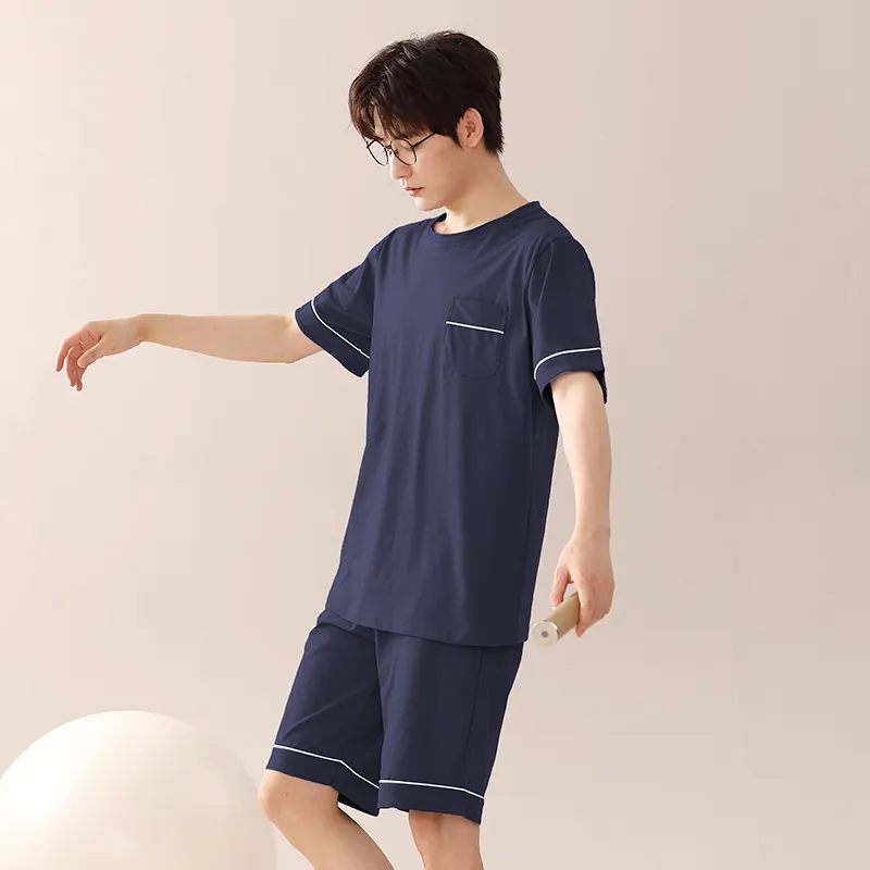Floating Light Islands Pajama Set Men's Box Cerulean-3