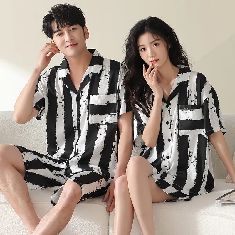 Floating Light Islands Pajama Set Unisex Gift Box Set Black-5