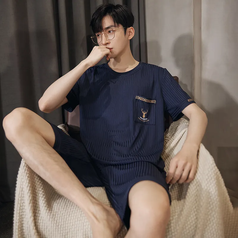 Floating Light Islands Pajama Set Men's-6