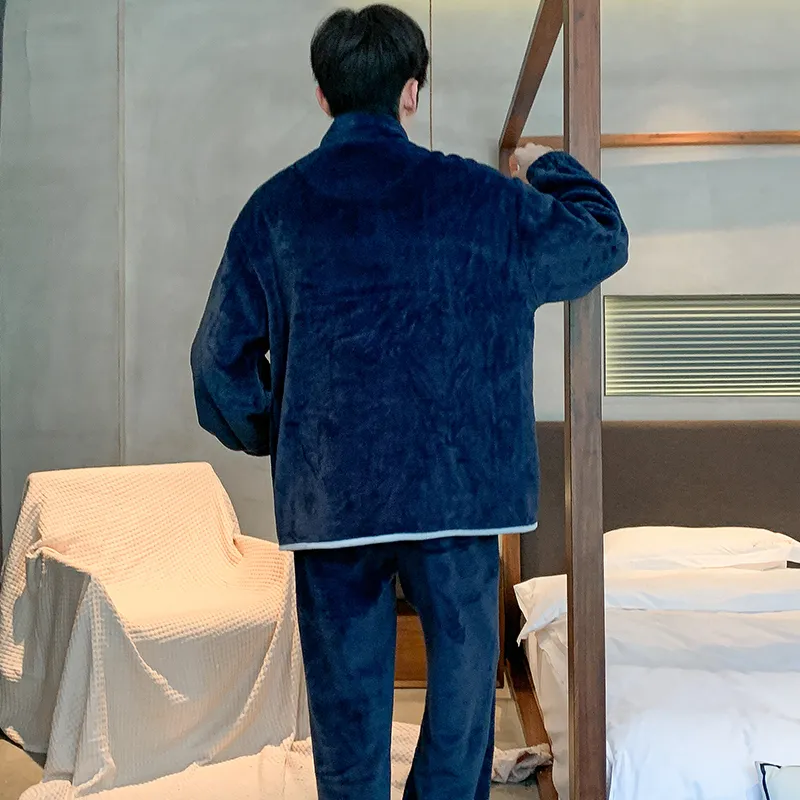 Floating light islands Men Pajama Sets-0