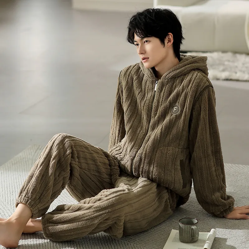 Floating Light Islands Pajama Set Men's-5