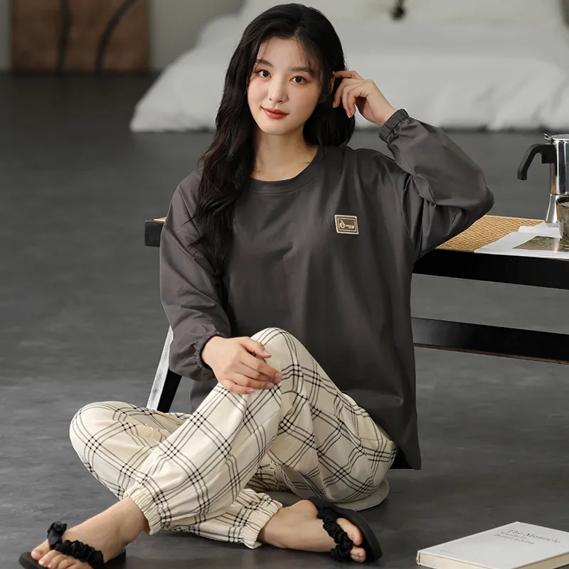 Floating Light Islands Pajama Set Women's Box Black-5