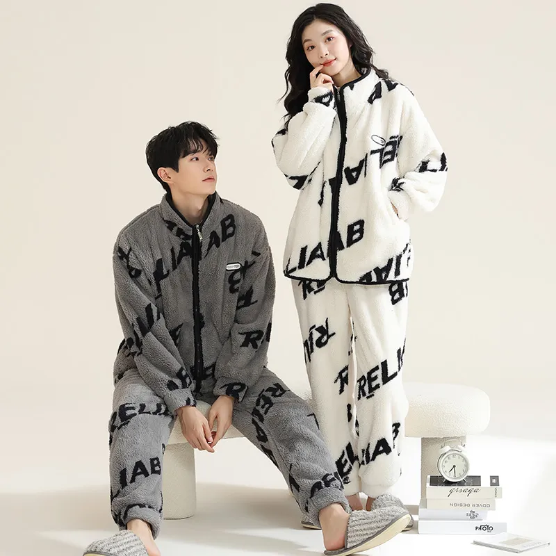 Floating light islands Unisex Pajama Sets-7