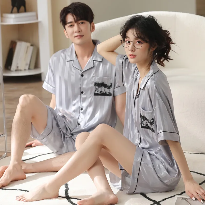 Floating Light Islands Pajama Set Unisex Gift Box Set Gray-5