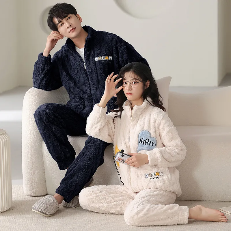 Floating light islands Unisex Pajama Sets-1