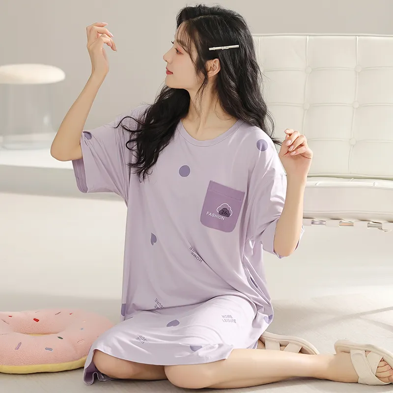 Floating Light Islands Nightgown Women's-4