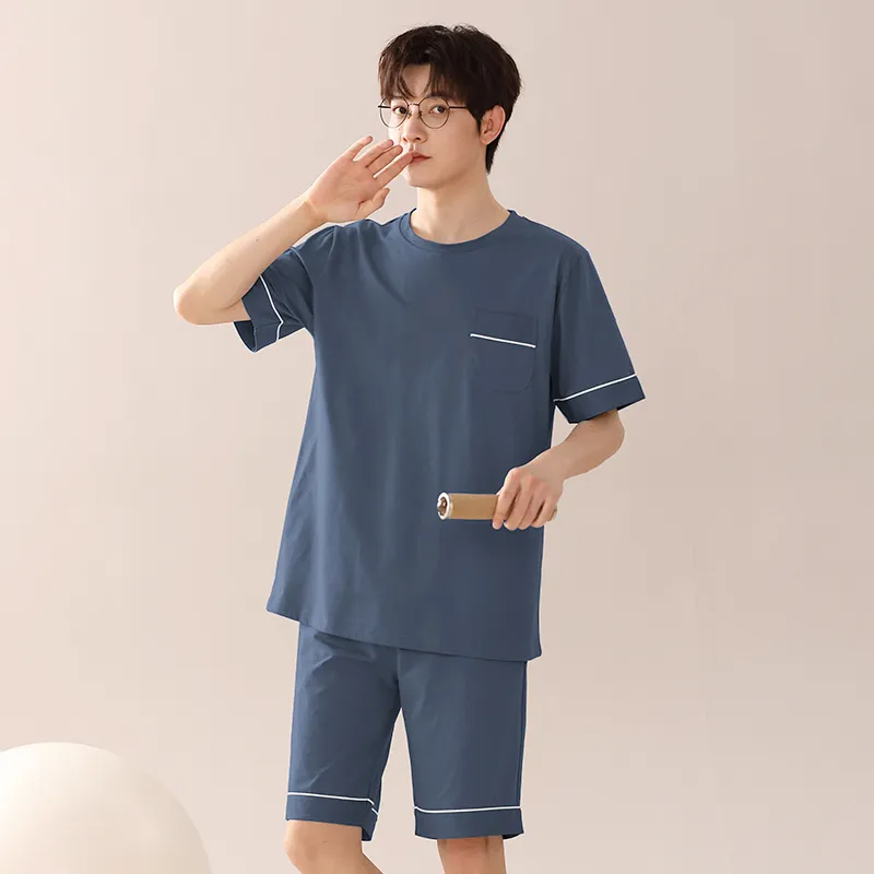 Floating Light Islands Pajama Set Men's Box Cerulean-9