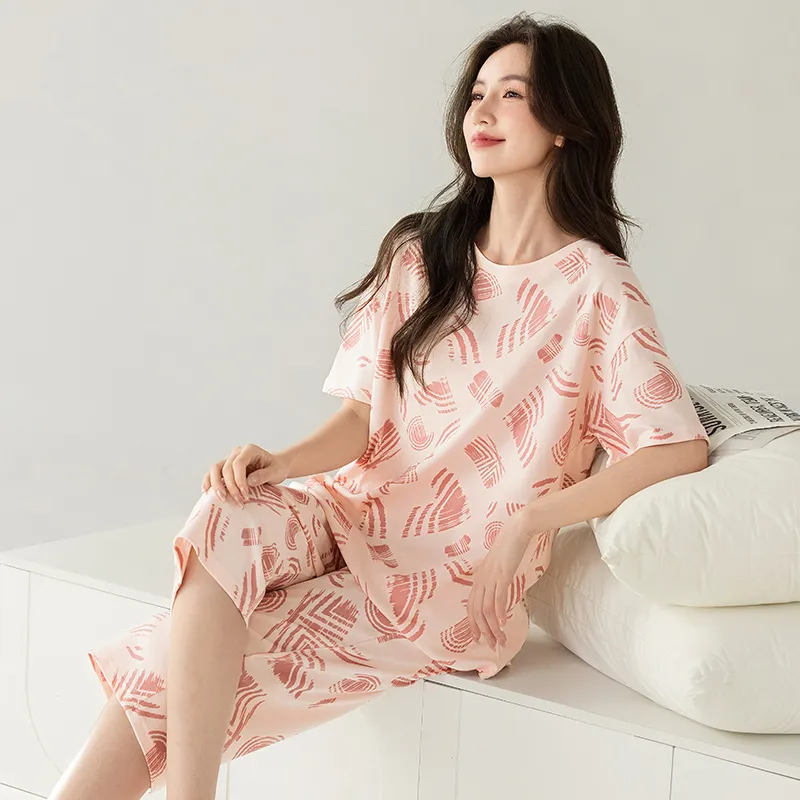 Floating Light Islands Pajama Set Women's-4