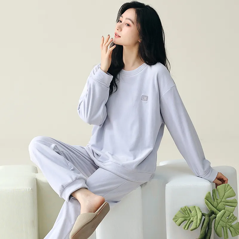 Floating Light Islands Pajama Set Shopping Bag Women's Light Purple-3