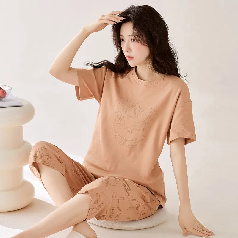 Floating Light Islands Pajama Set Women's-7