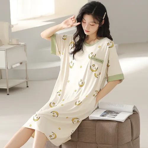 Floating Light Islands Nightgown Women's Gift Box Set Yellow