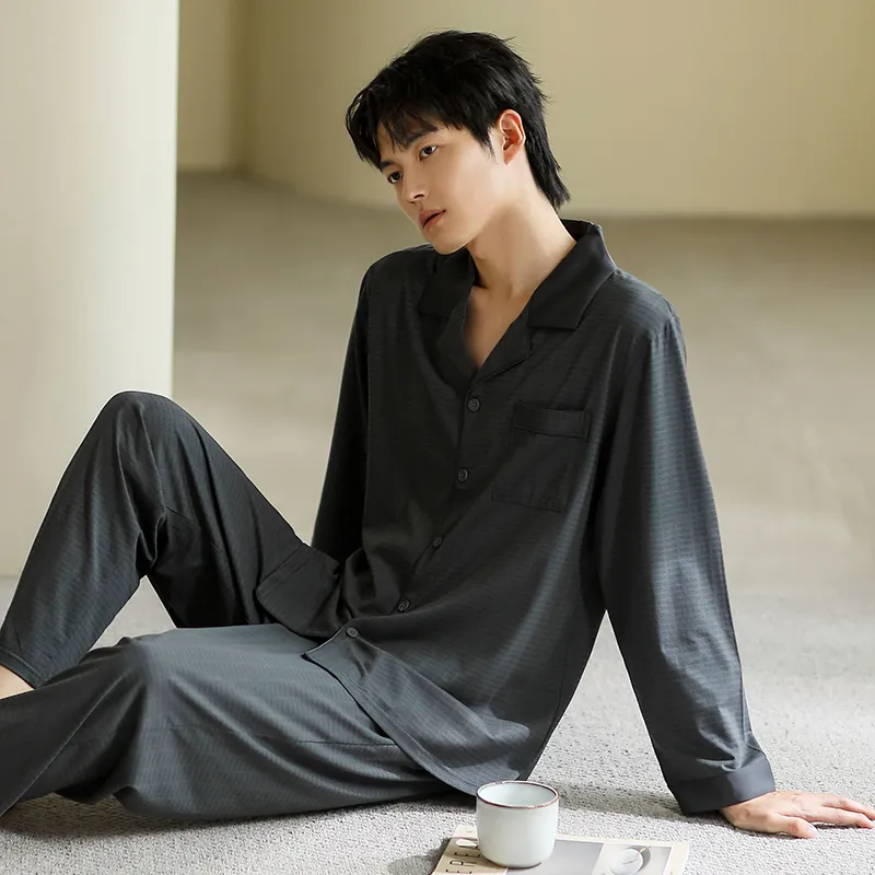 Floating Light Islands Pajama Set Men's-3