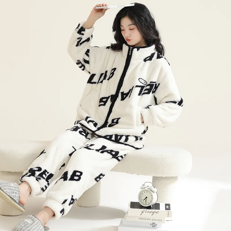 Floating light islands Women's Pajama Sets-6