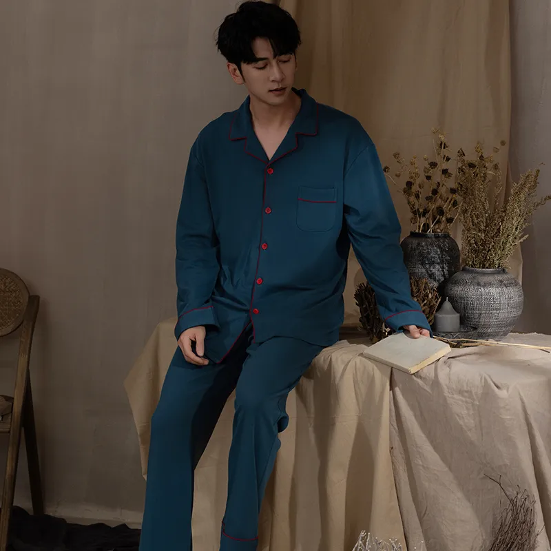 Floating Light Islands Pajama Set Men's Box Blue-6