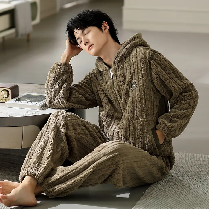 Floating Light Islands Pajama Set Men's-4