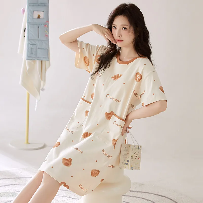 Floating Light Islands Nightgown Women's-5