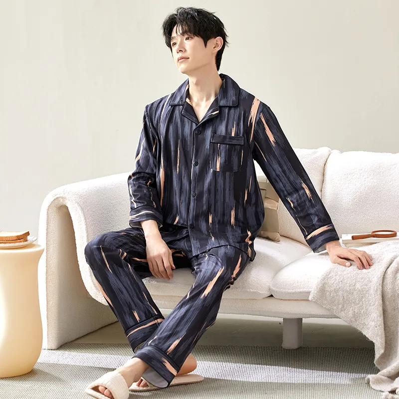 Floating Light Islands Pajama Set Men's-3