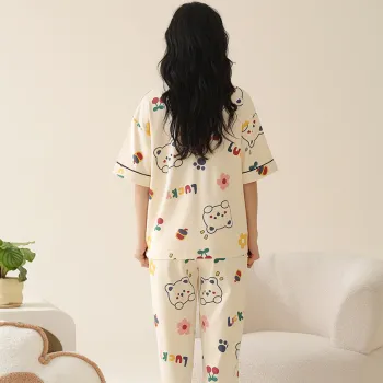 Floating light islands Women's Pajama Sets